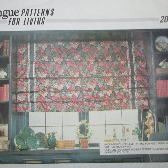 Vogue Patterns for Living Window Treatments Sewing Pattern - 2079 - NEW - Picture 2 of 5